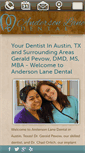 Mobile Screenshot of andersonlanedental.com